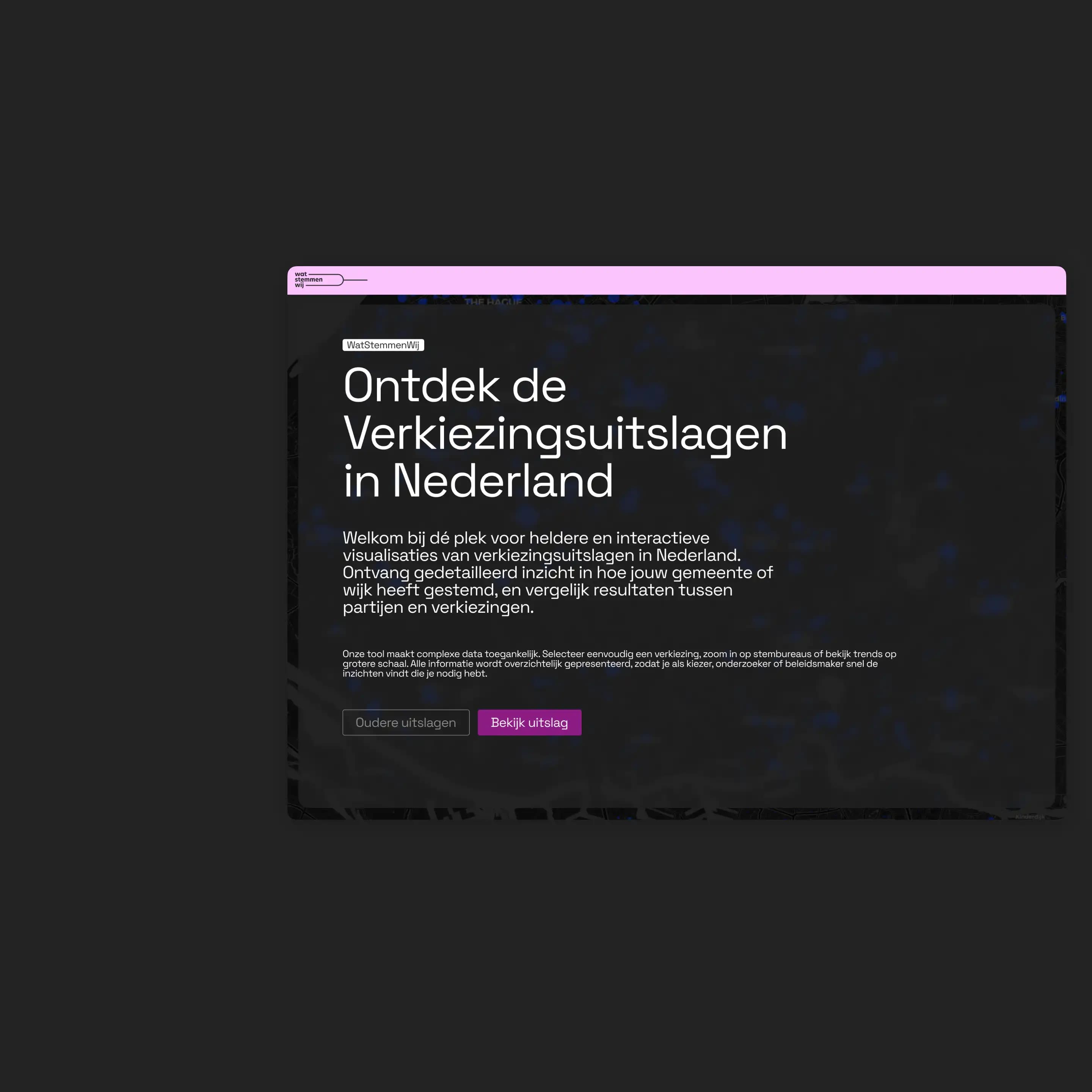 Wat Stemmen Wij: Data Visualization of Election Results